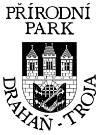 Znak přírodního parku Drahaň - Troja